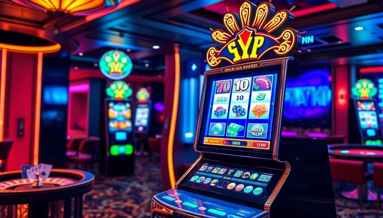 Spin big wins on vibrant Slot Online machines at a luxurious casino.