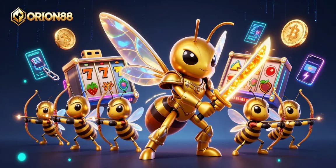Engage with ORION88 for thrilling slot wins while surrounded by high-tech visuals.