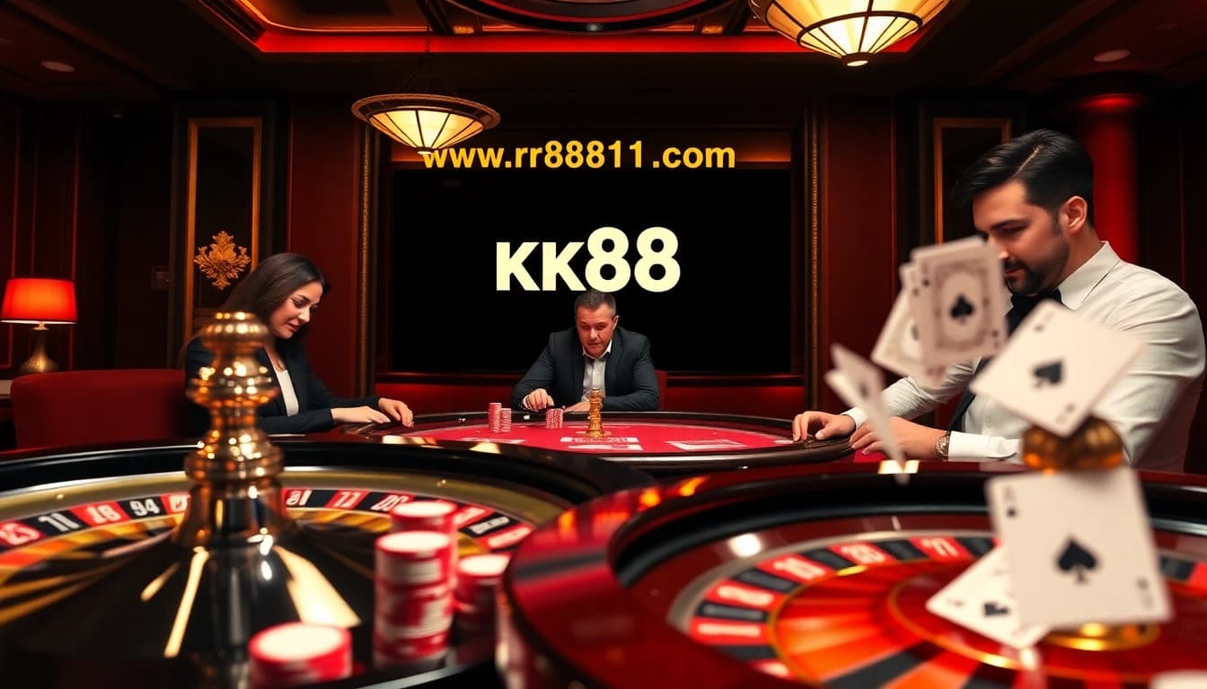 Experience excitement at https://rr88k1.com/ with engaging poker games and vibrant casino interiors.