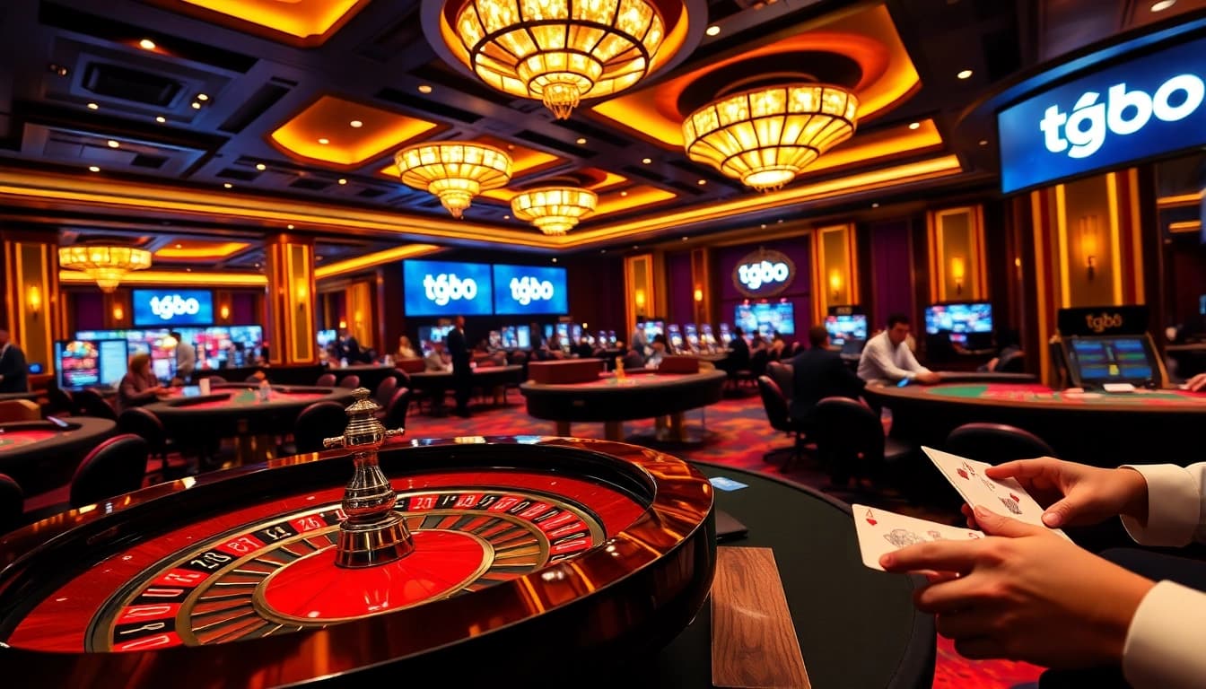 Players enjoying a thrilling game at tg88 casino, showcasing excitement and strategy.