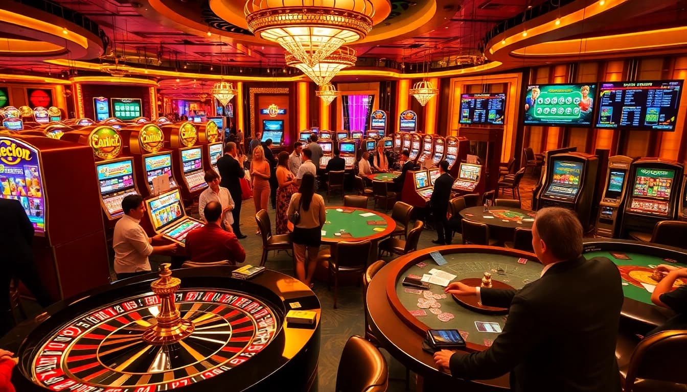Experience the thrill of asupanjitu with players winning big at luxurious casino tables.