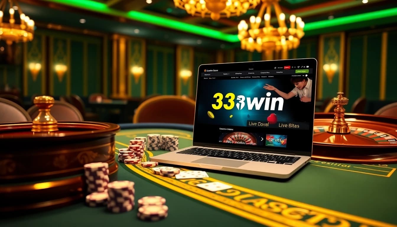 Experience the thrill of winning at 33win casino with vibrant games and luxurious settings.
