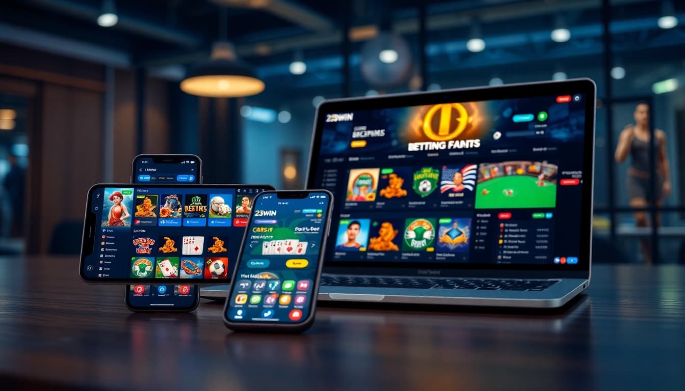 Engaging online gaming interface for 23win, showcasing various betting options.
