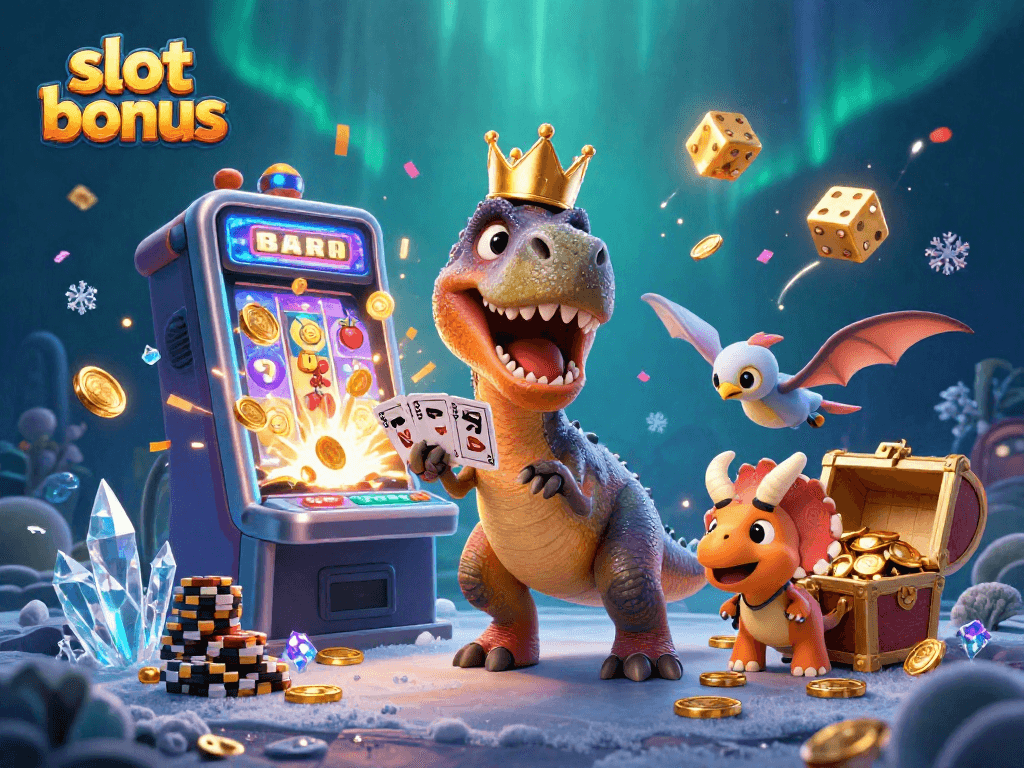 Engage with the slot bonus scene featuring vibrant characters and energizing casino elements in action.