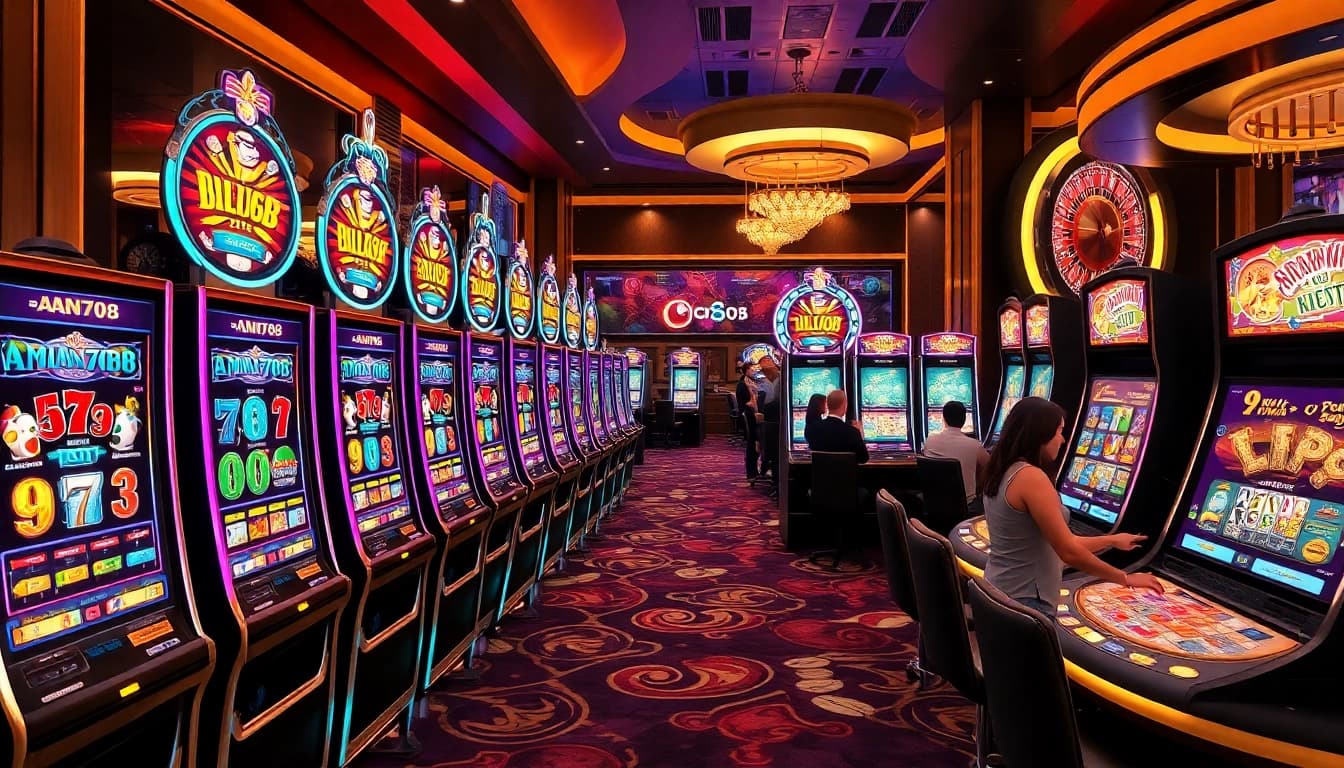 Rasakan sensasi slot gacor aman788 dengan mesin slot yang hidup dan suasana kasino.