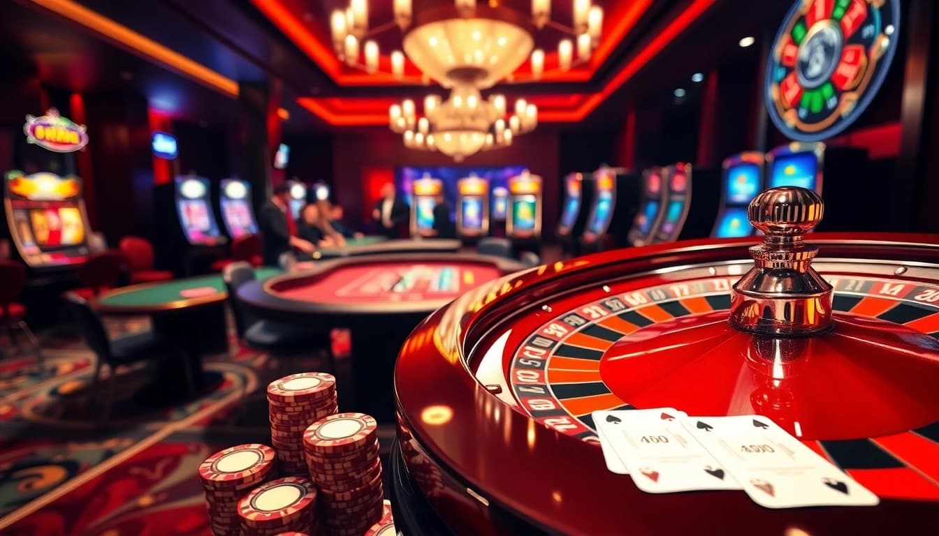 Experience the excitement of gaming at u888-01.in.net with vibrant roulette and blackjack tables.