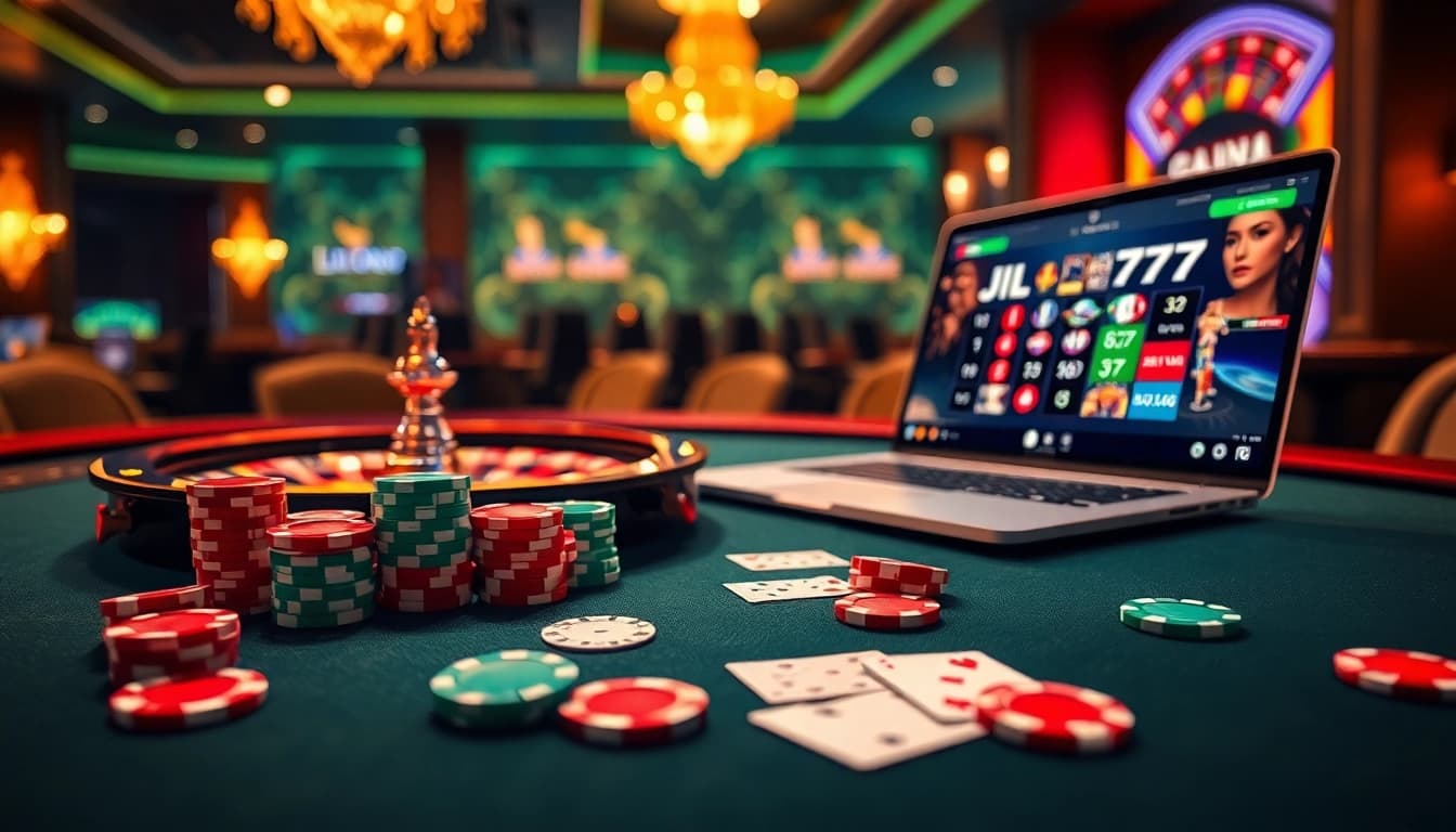 Experience the thrill of Jili777 online casino with vibrant tables and engaging games.