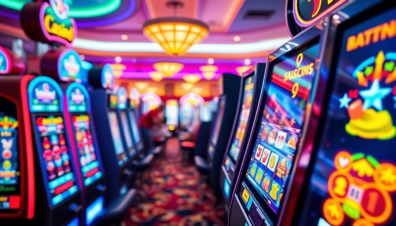 Menangkan slot gacor dengan mesin yang berwarna-warni dan ramai.