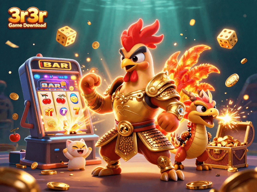 Engage in thrilling gameplay with 3r3r Game Download featuring vibrant animations and jackpot excitement.