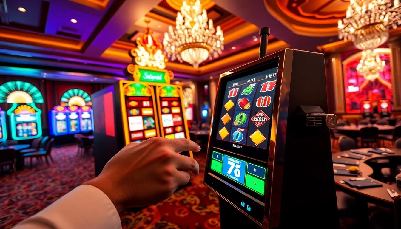 Spin the reels on an exhilarating slot online machine with vibrant visuals and jackpot excitement.