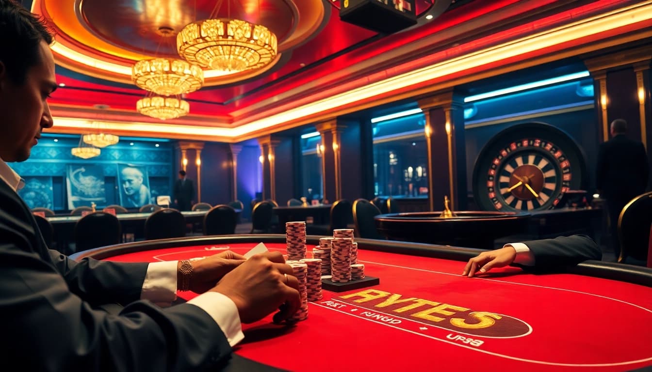 The hidden wiki reveals a high-stakes poker game with tense players and vibrant casino colors.