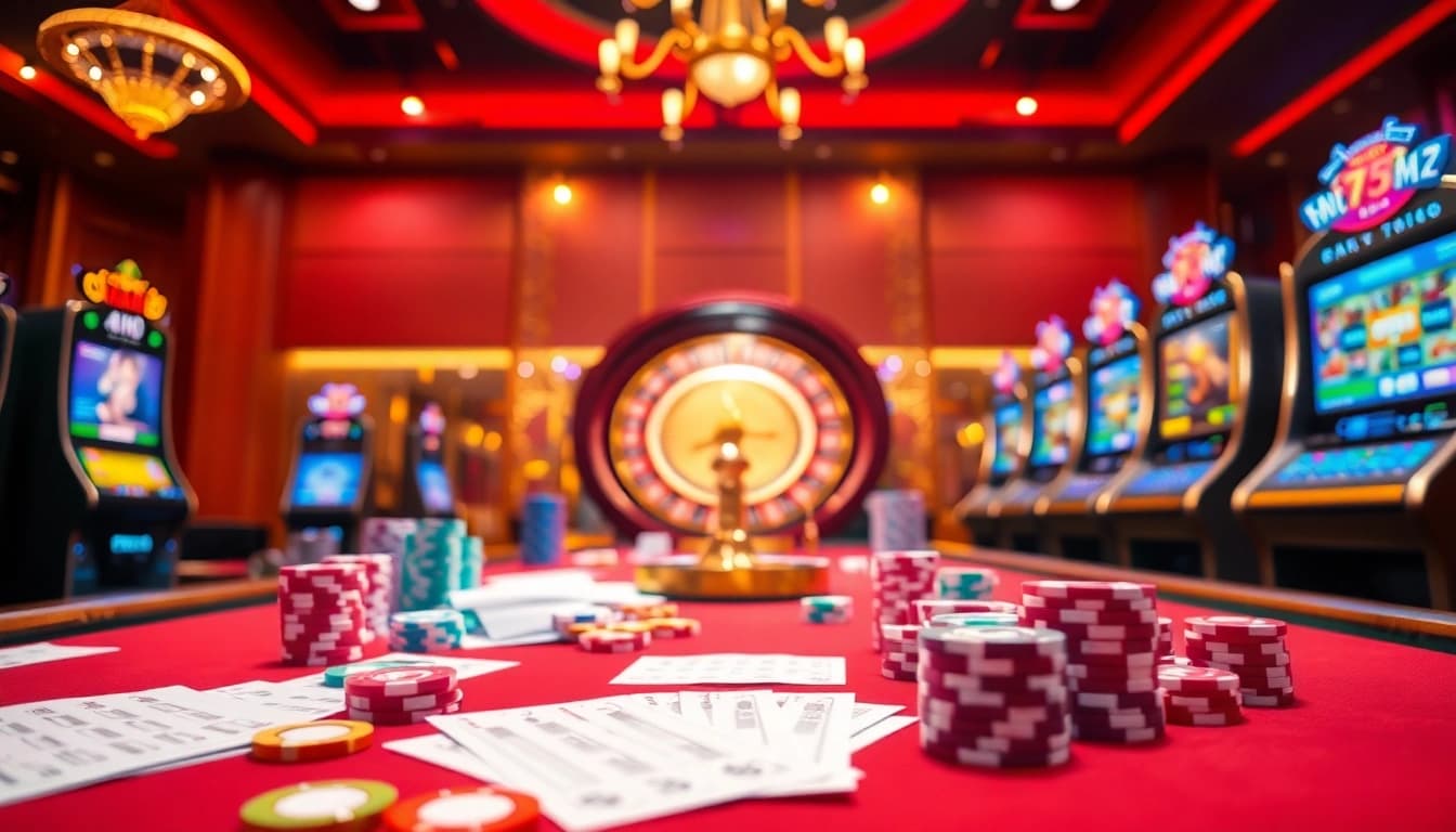 Experience the thrill at the official site of TAYA777 with vibrant casino elements and games.