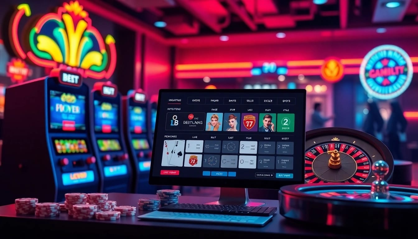 Lô đề trực tuyến platform engaging players with vibrant betting options in an online casino setting.
