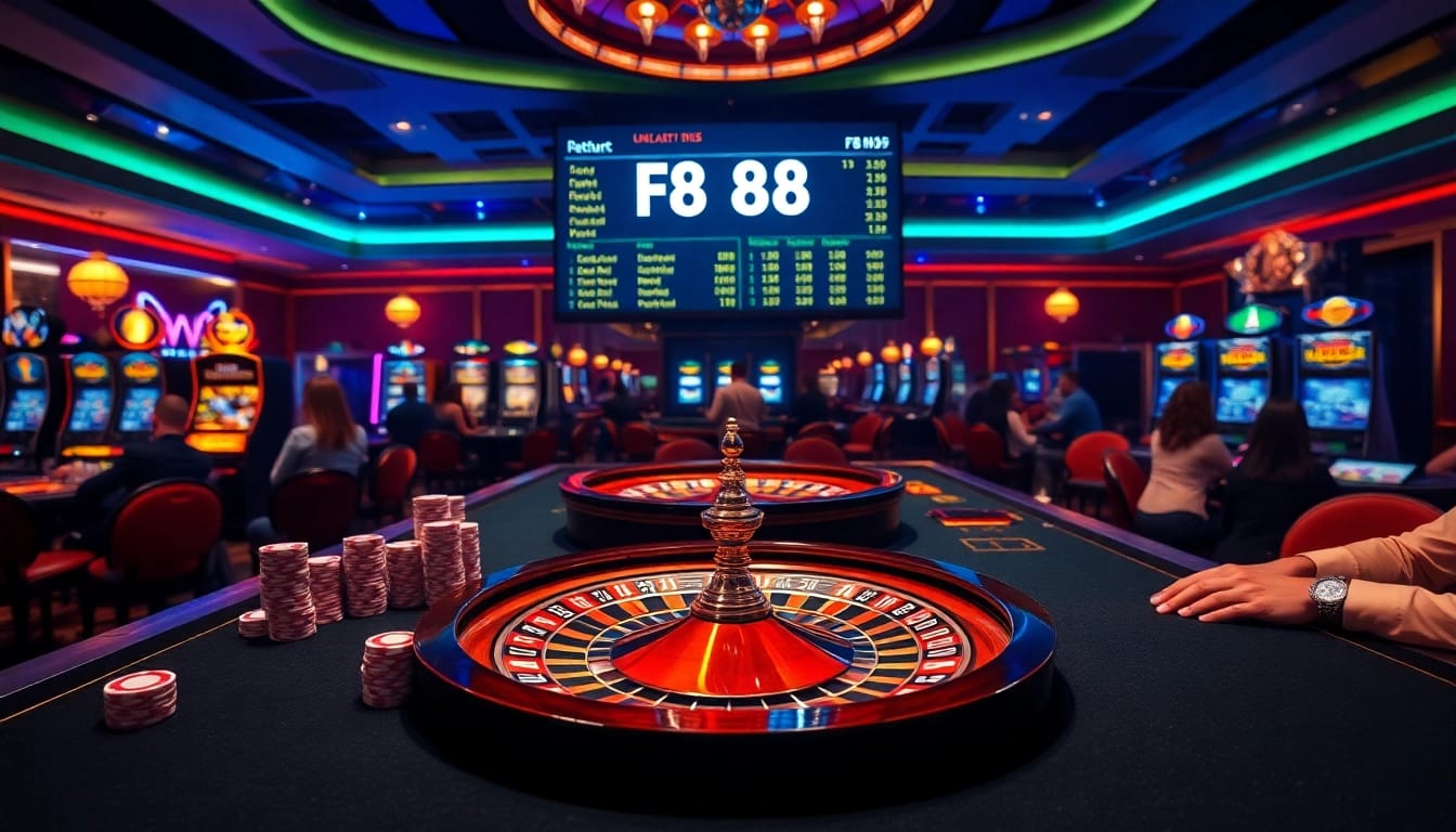 Experience the thrill of winning with the latest Link mới nhất f8bet on vibrant casino tables and slots.