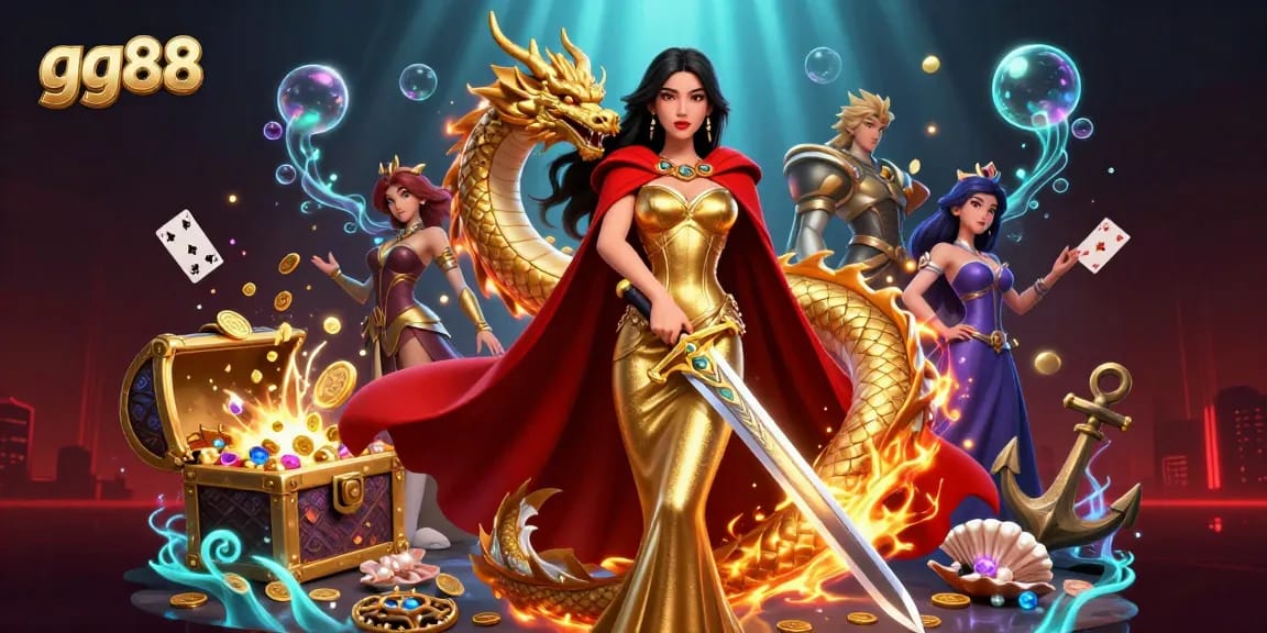 Join the adventure with GG88 as you conquer underwater treasures and win big!