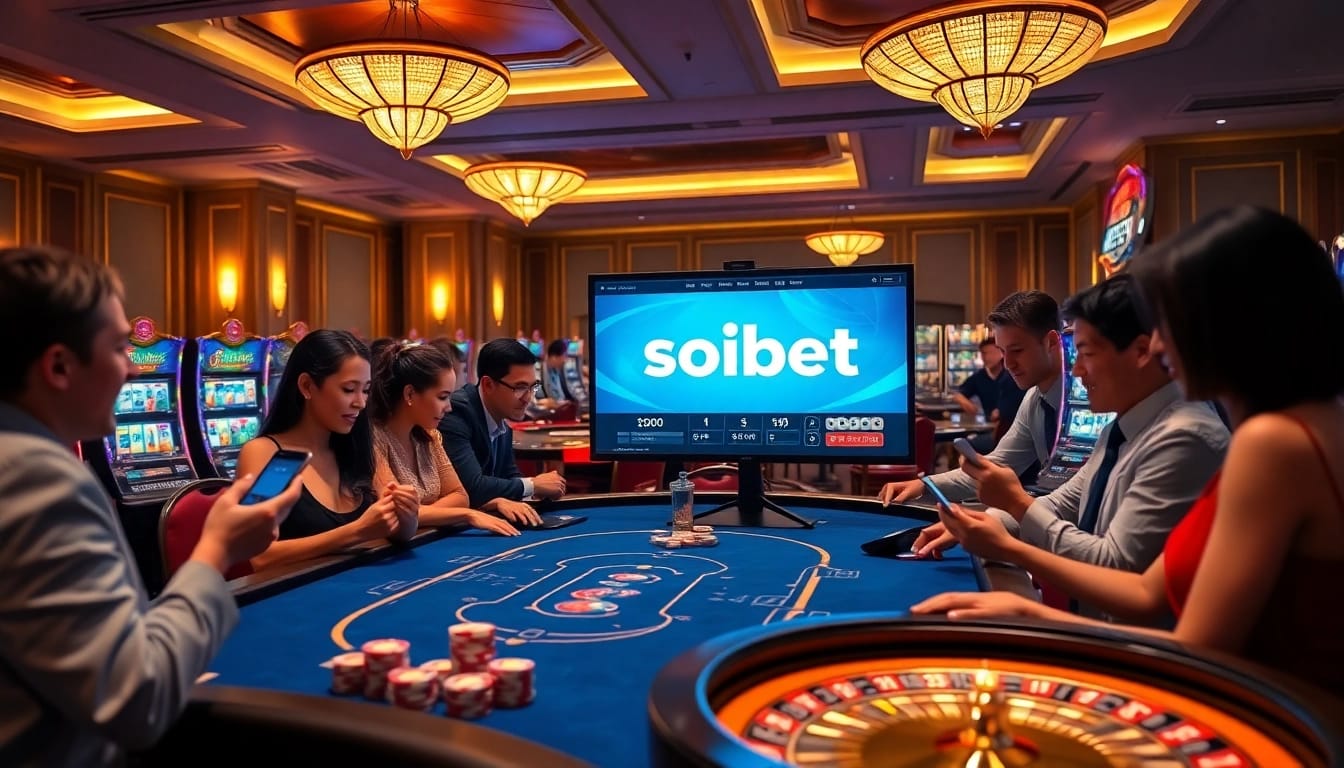 Experience thrilling games on the เว็บ soibet betting platform, featuring interactive tables and vibrant graphics.