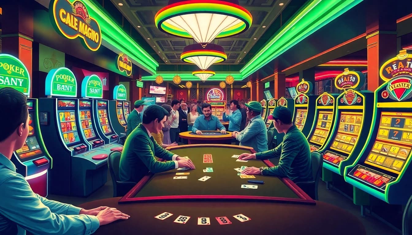 Experience the excitement of uvip娱乐 with vibrant casino players at an engaging gaming table.