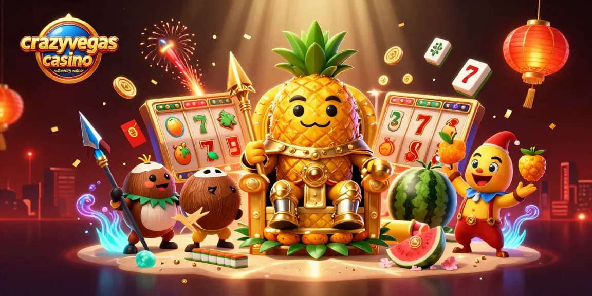 Experience the excitement of crazyvegas casino real money casinos with a vibrant beach scene full of gaming elements.