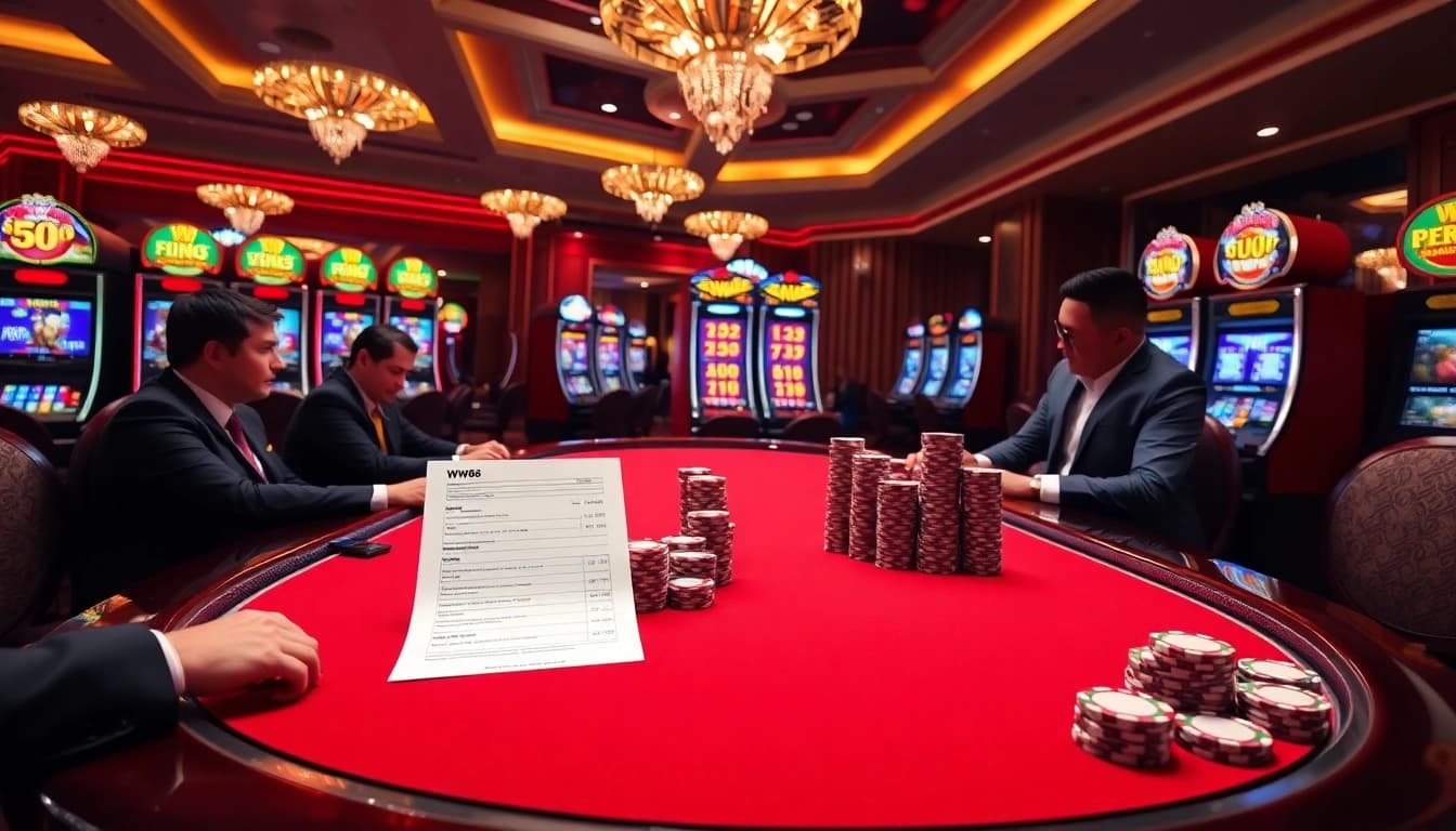Engage in thrilling gameplay at WW88's luxurious casino table with vibrant poker action.