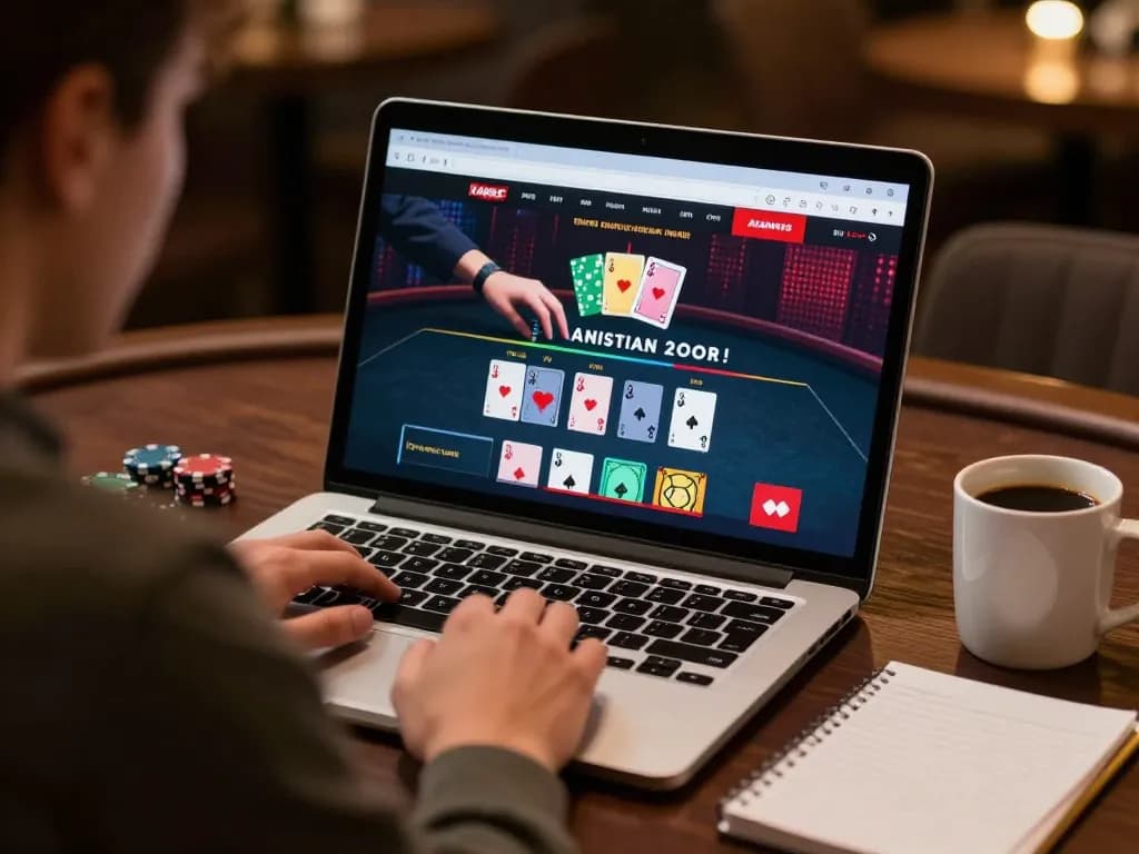 Player engaged in a live dealer game on 789P, showcasing thrilling online gambling experience.