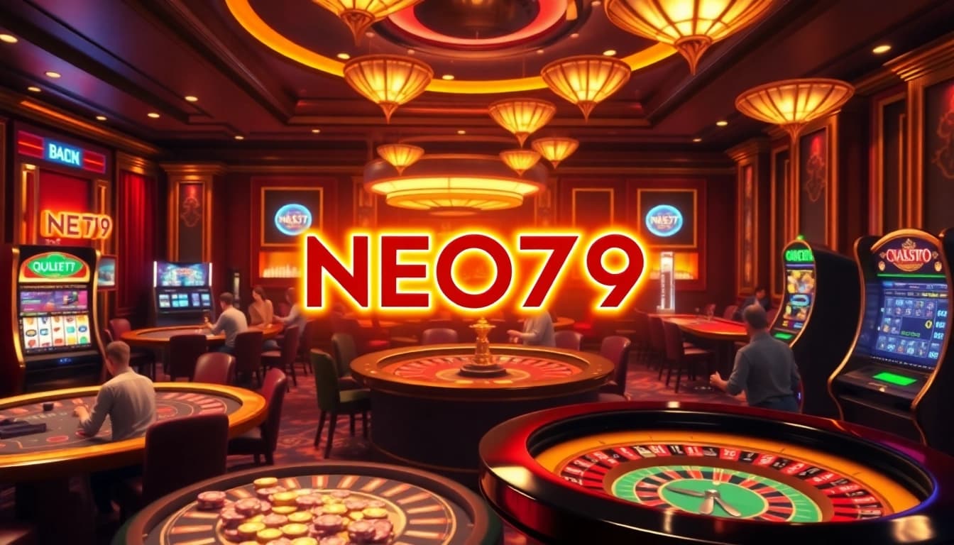 Experience the excitement of NEO79 with engaging casino games and vibrant atmosphere.