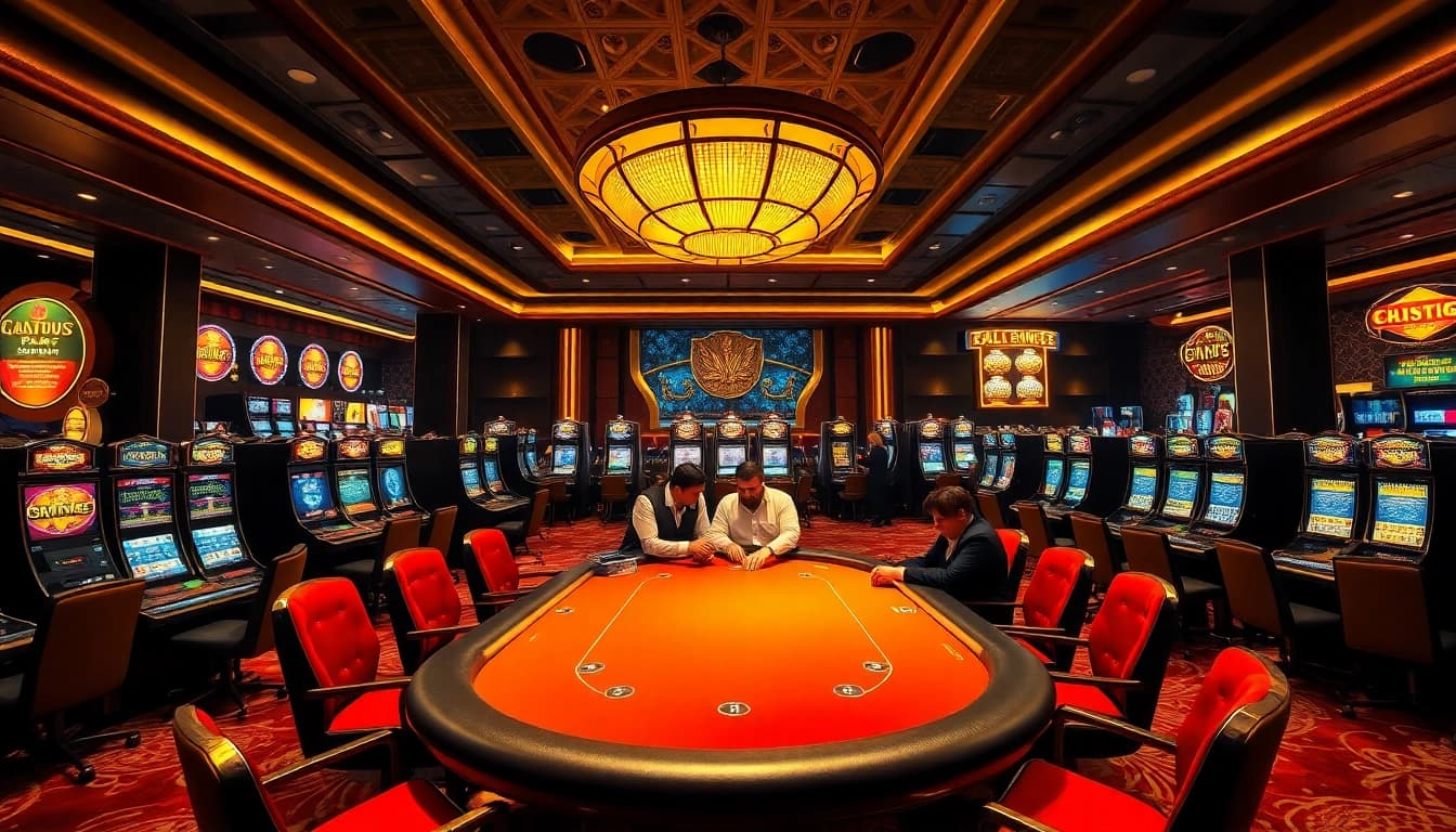 Experience the excitement of uu娱乐 at a luxurious casino with vibrant poker table action.