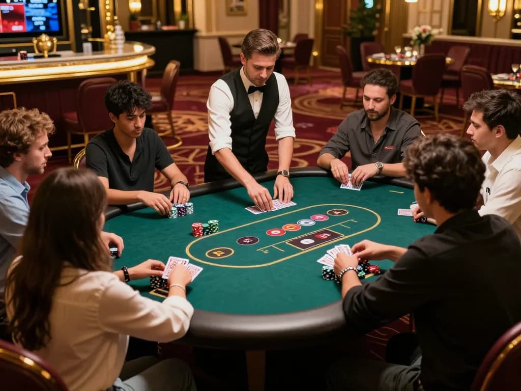 Players strategizing winning hands at XX88 poker game with dynamic atmosphere.
