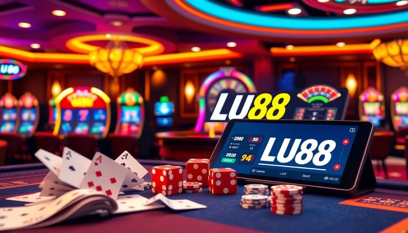 Experience high-stakes gaming with LU88's exciting betting options and digital interface.
