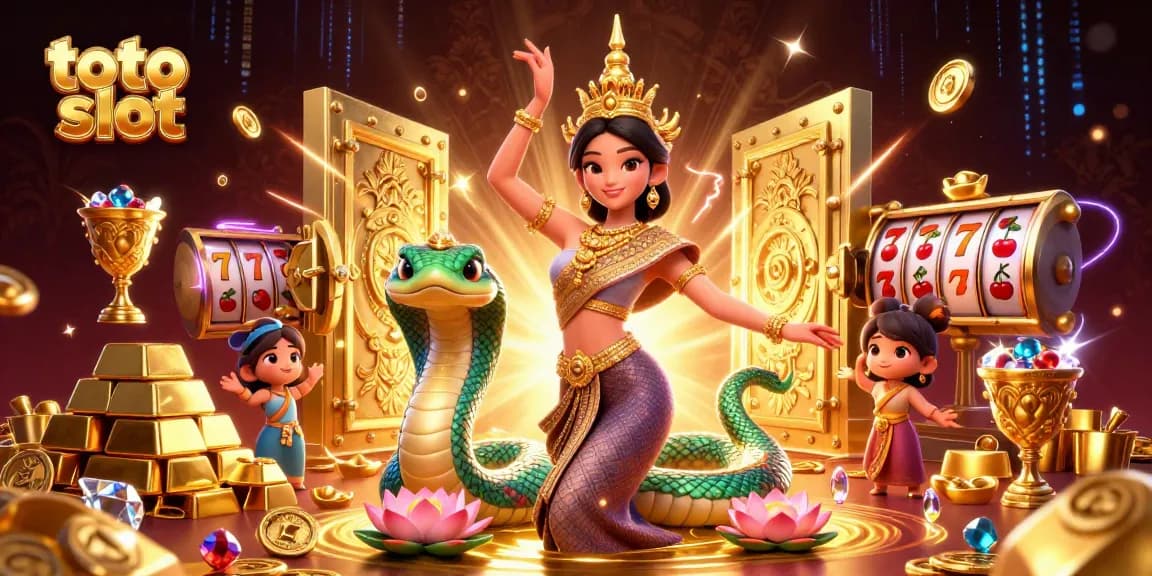 Rasakan kegembiraan toto slot dengan ilustrasi 3D yang menakjubkan dari unsur tradisional Thailand.