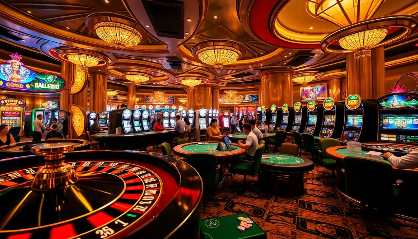 Engage in thrilling casino games at nhacaiuytinvn.us.com with vibrant tables, roulette, and slot machines.