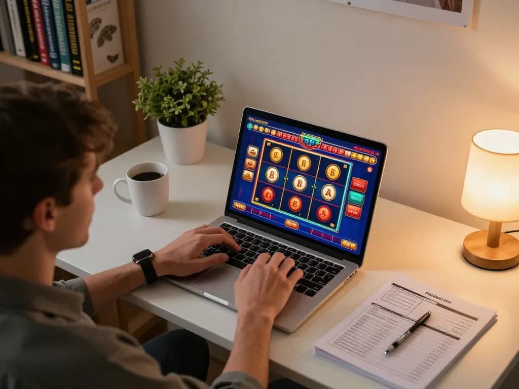 Engaging with mb66 online casino, exploring exciting slot machine games from a comfortable home setup