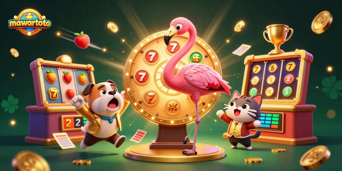 Mawartoto menghadirkan permainan slot dengan karakter interaktif dan elemen kasino yang mengesankan.