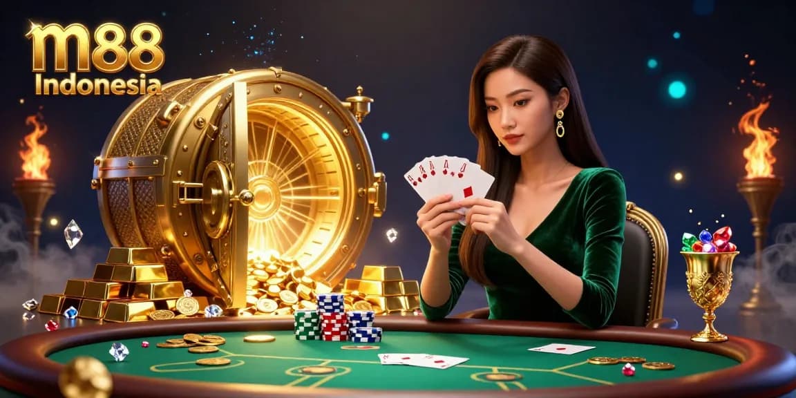 Rasakan permainan yang mendebarkan di m88 Indonesia, menampilkan pemain terampil di meja poker mewah.