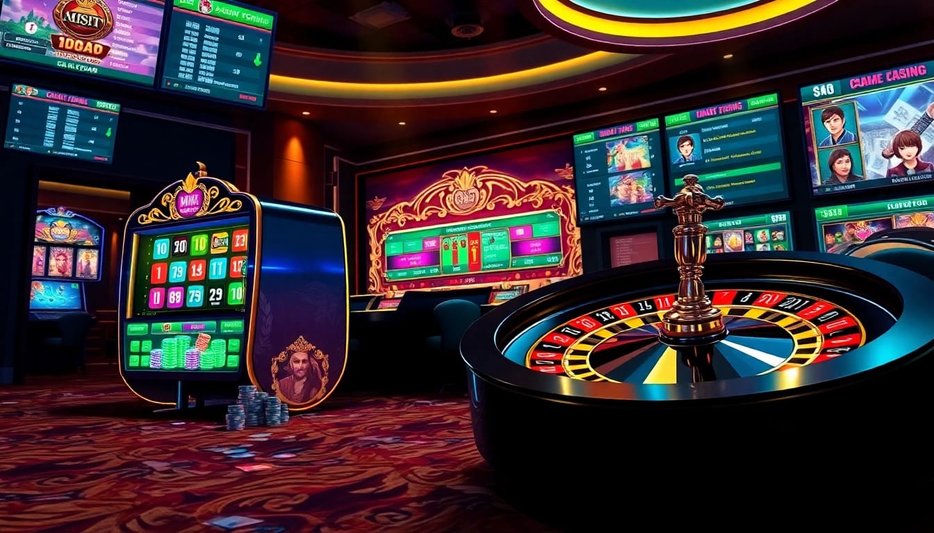 Experience thrilling gameplay at amanahtoto with vibrant slot machines and elegant roulette.
