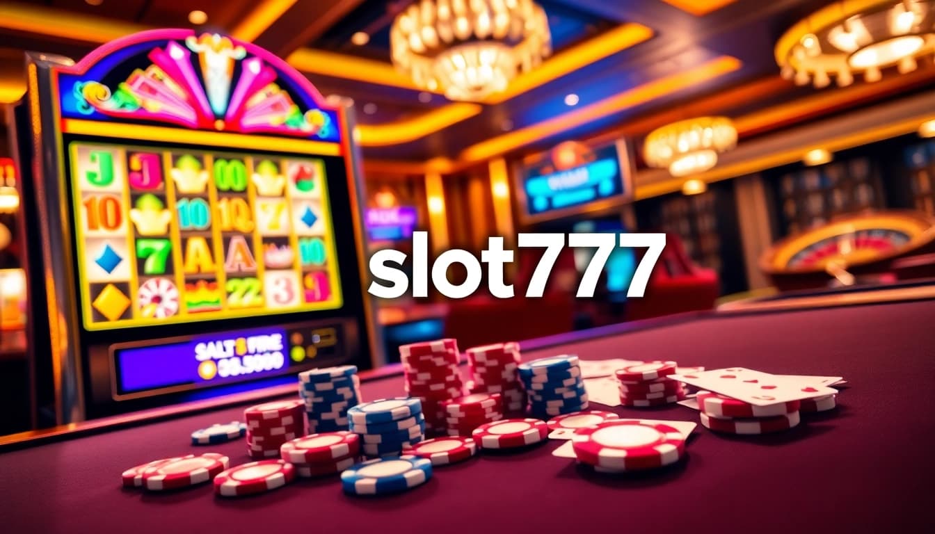 Experience the excitement of slot777 on vibrant online gambling platforms with thrilling jackpots.