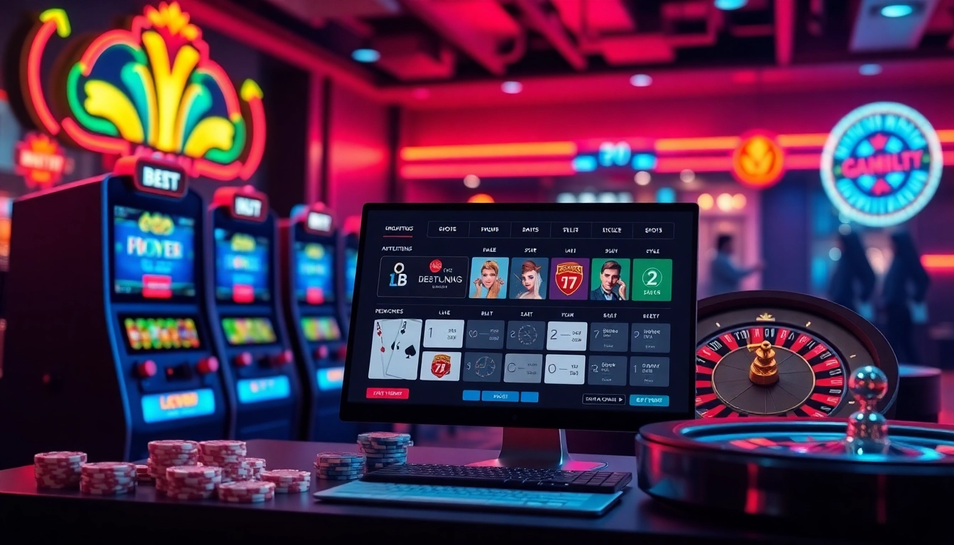Lô đề trực tuyến platform engaging players with vibrant betting options in an online casino setting.