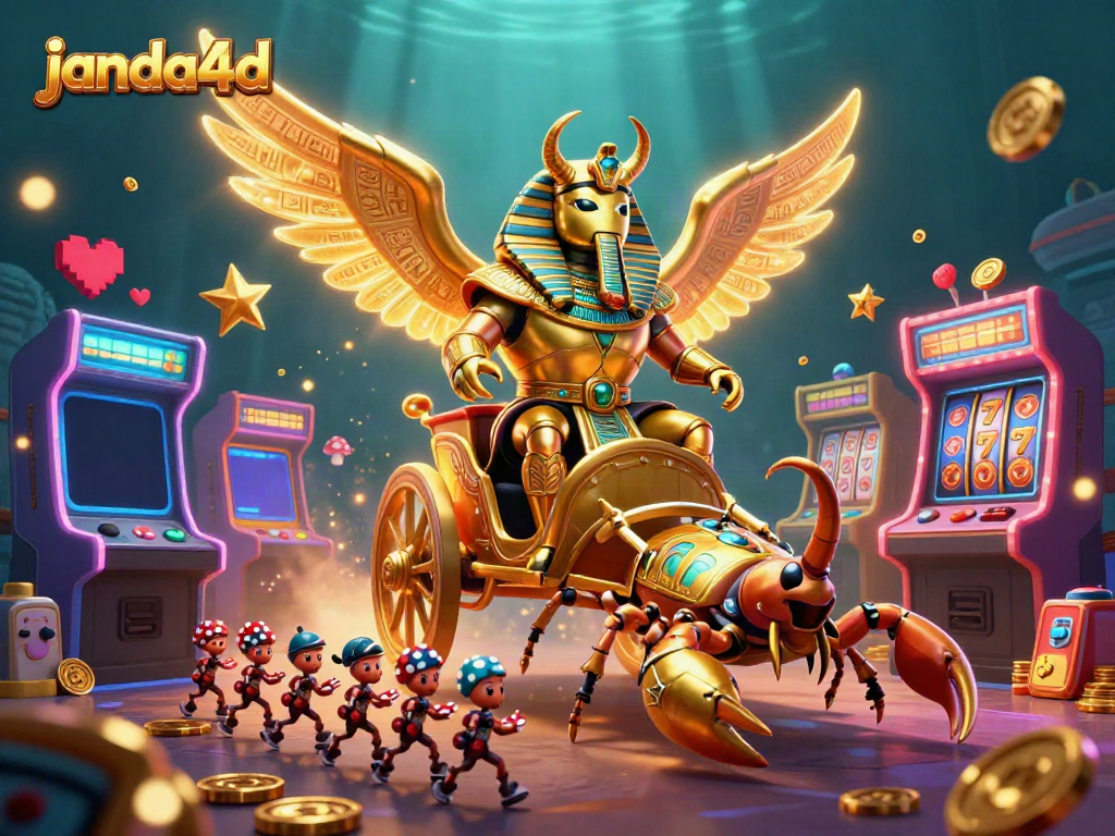 Menangkan jackpot di janda4d dengan ilustrasi 3D yang kaya detail dan karakter menarik.