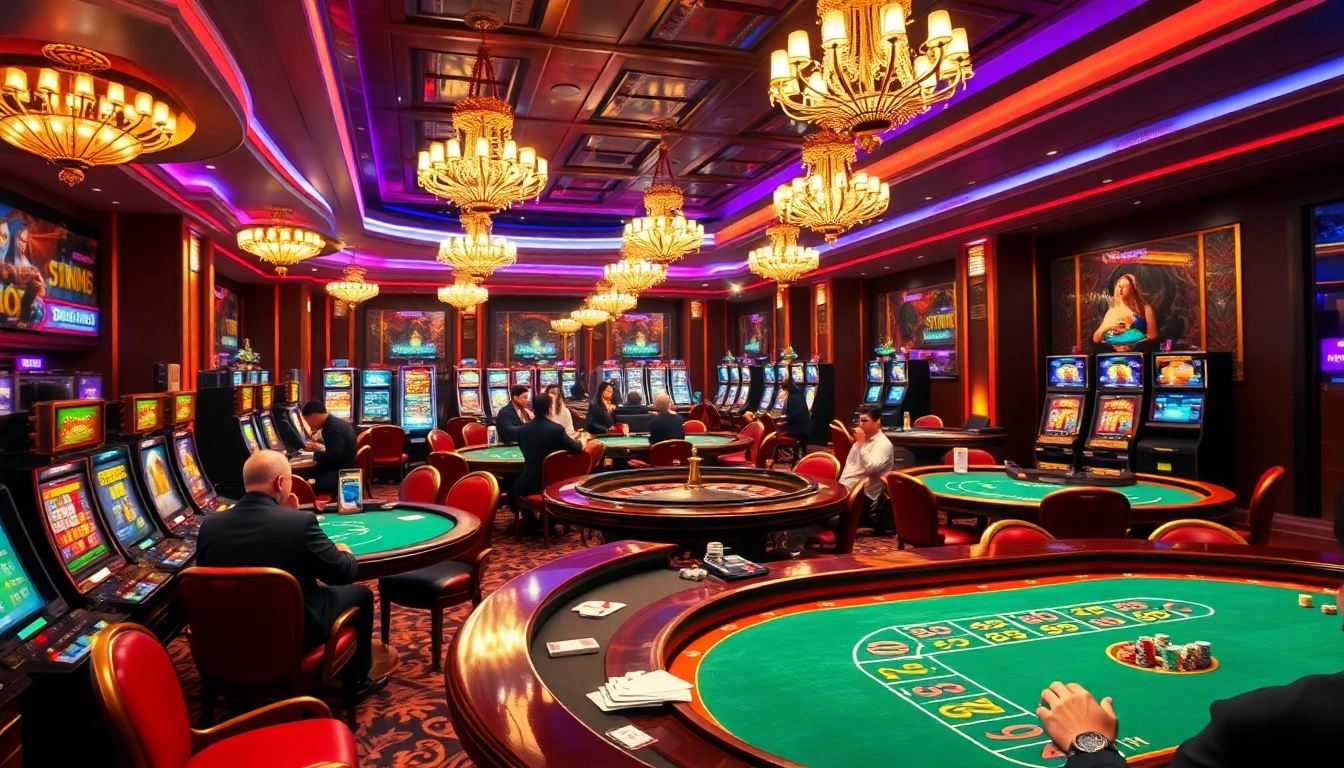Engage with the excitement of l444.art, featuring players at a luxurious casino table.