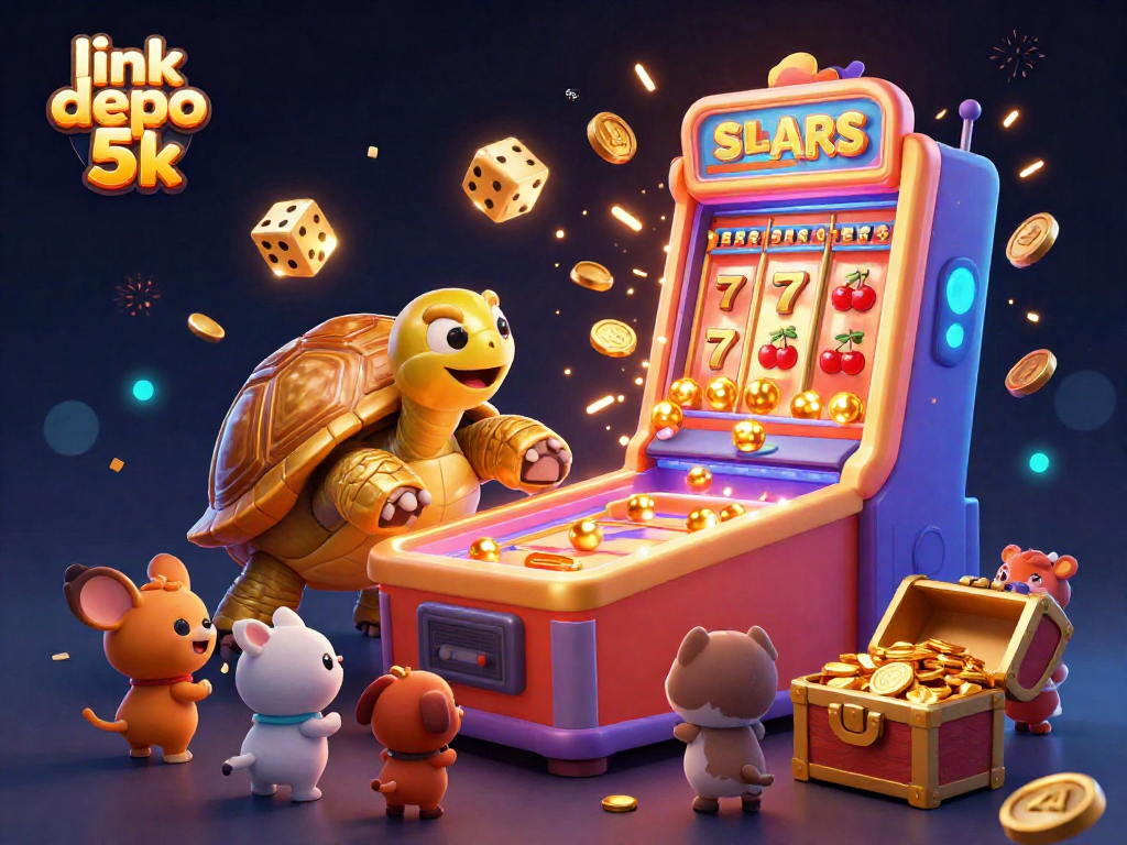 Experience thrilling excitement with link depo 5k, featuring a jackpot explosion and dynamic gaming elements.