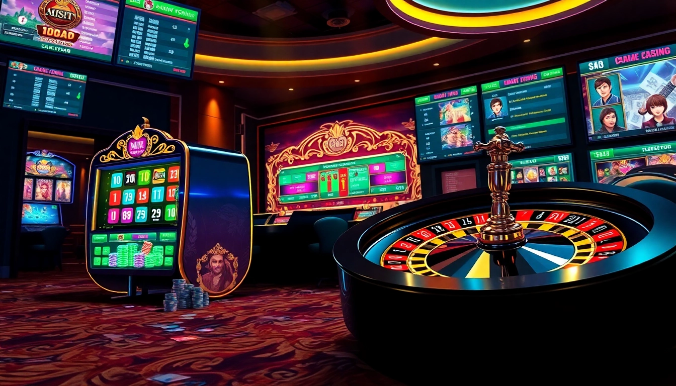 Experience thrilling gameplay at amanahtoto with vibrant slot machines and elegant roulette.