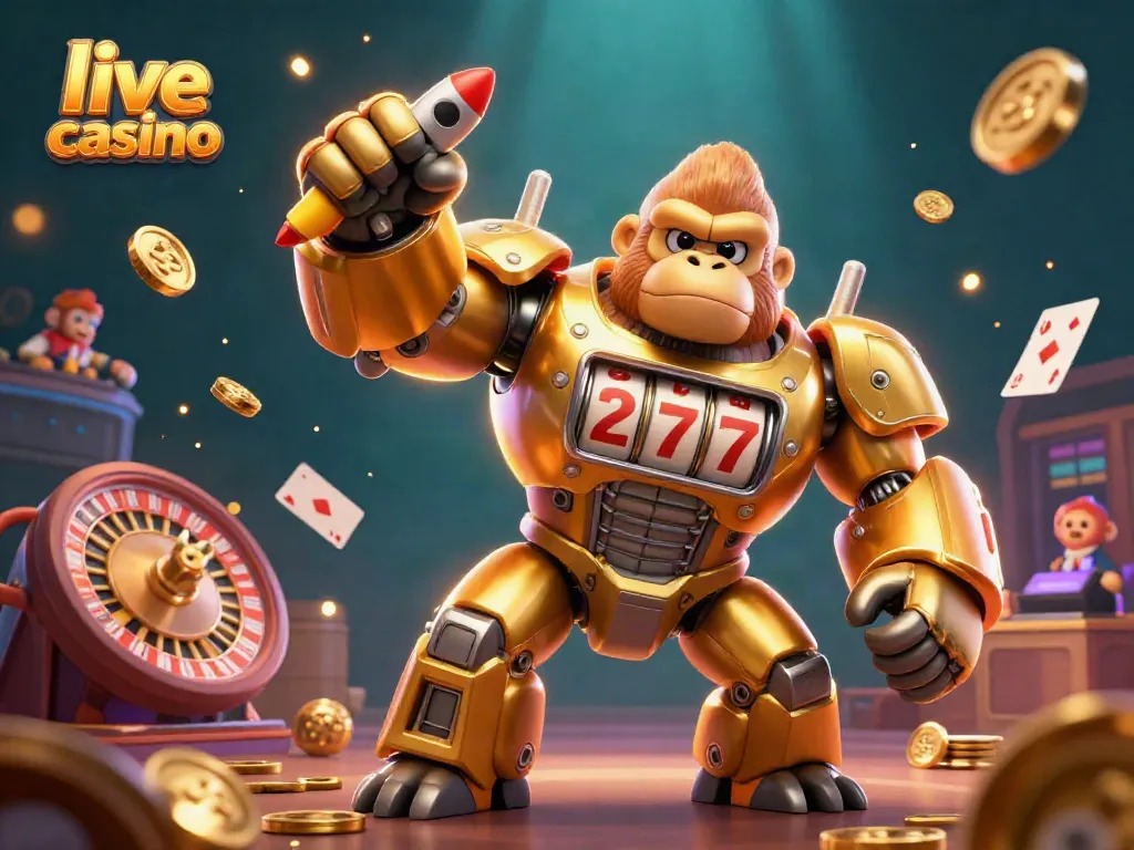 Menangkan permainan live casino dengan dealer langsung di visual yang menarik ini.