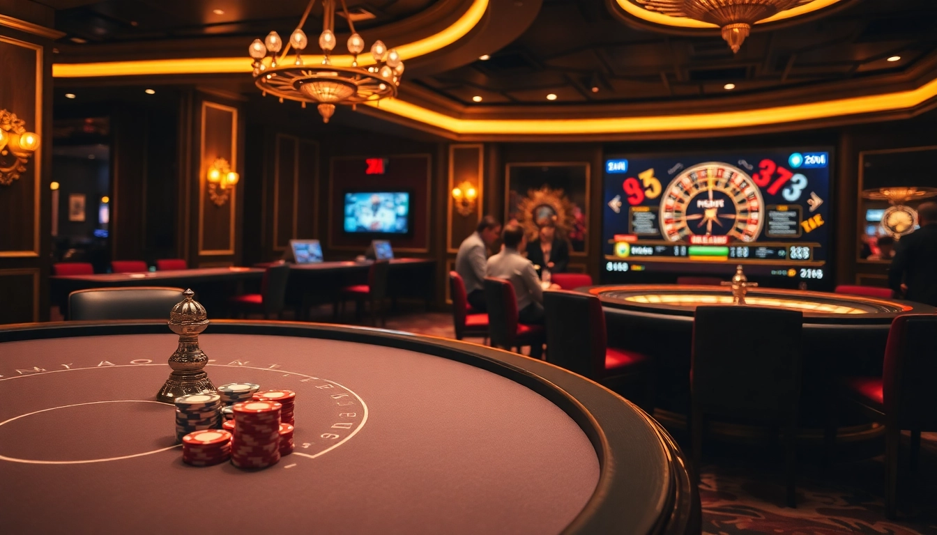 Experience B52 CLUB with thrilling gambling activities at a luxury casino.