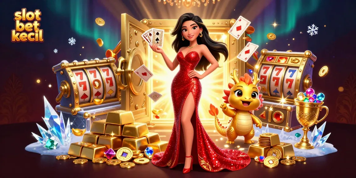 Experience the thrill of slot bet kecil with engaging visuals in a vibrant casino scene.