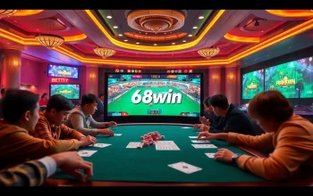 Excited players engage in betting on đá gà 68win with dynamic visuals and high-quality graphics.