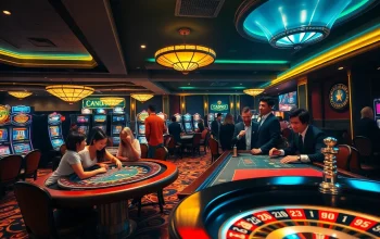 Experience the excitement of betting at SODO66 casino with vibrant tables and players engaged in thrilling gameplay.