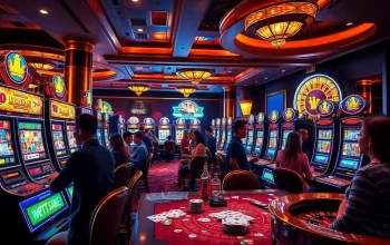 Experience the thrill of slot gacor machines in a vibrant casino atmosphere.