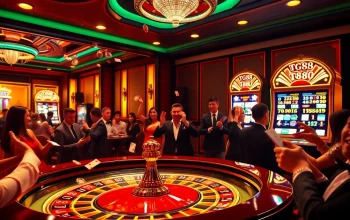 TG88 casino scene with vibrant roulette table and enthusiastic players enjoying games.