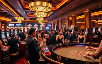 Experience the thrill of playing at Jun88 with vibrant casino tables and lively players.