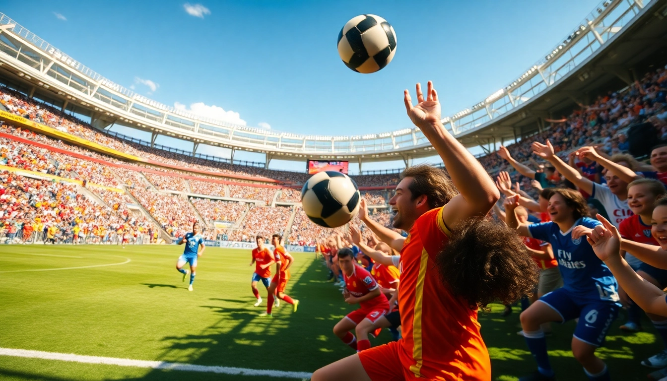 Socolive offering a thrilling live football experience with vibrant stadium atmosphere.
