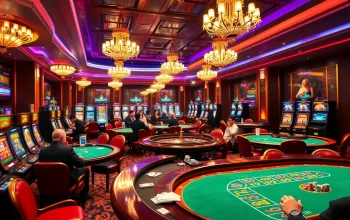 Engage with the excitement of l444.art, featuring players at a luxurious casino table.